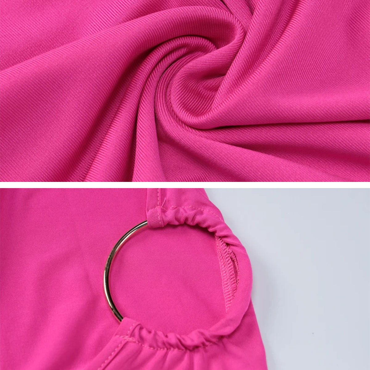 Anestasia - Elegante open rug maxi jurk