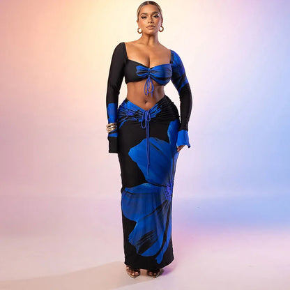 Lissa - Drape Maxi jurk