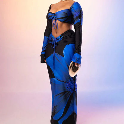 Lissa - Drape Maxi jurk