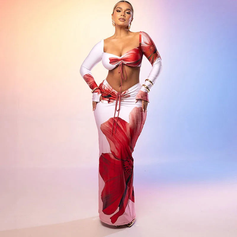 Lissa - Drape Maxi jurk