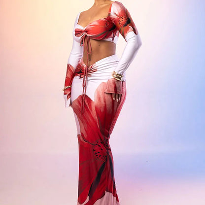 Lissa - Drape Maxi jurk